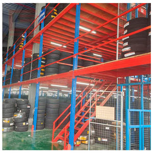 ชั้นลอยเหล็กแบบโมดูลาร์และระบบชั้นวางสินค้าสำหรับคลังสินค้าแบบรับน้ำหนักมาก - Product Image 1
