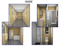 Maison préfabriquée modulaire de luxe moderne en conteneur maritime isolé de 40 pieds, une chambre, pour habitation, bureau ou hébergement