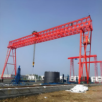 Pont roulant à double poutre de type treillis pour le levage de poutres en béton préfabriqué dans une cour de poutres préfabriquées