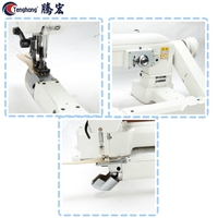 Tenghong – Machine à coudre industrielle en zigzag TH-7205-N, alimentation supérieure et inférieure du bras