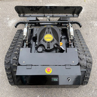 Mesin pemotong rumput kendali jarak jauh Robot traktor Mini kustom CE EPA pertanian kualitas tinggi