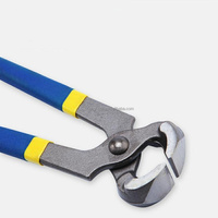 Ciseaux à vis pour le terrain, outils de réparation de chaussures, pince à écrous, pince à ongles à tête de serre-joint de 8 pouces
