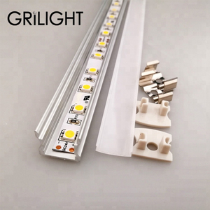 Profilé d'extrusion en aluminium en forme de U, éclairage LED, profilé en aluminium pour fenêtres et portes - Product Image 2