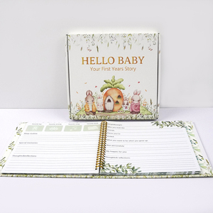Álbum <span class=keywords><strong>de</strong></span> fotos con tapa dura en espiral personalizado, libro con memoria <span class=keywords><strong>de</strong></span> los primeros cinco años del bebé, diario <span class=keywords><strong>de</strong></span> <span class=keywords><strong>embarazo</strong></span> con estuche - Product Image 2