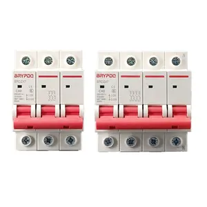 C40 40A 1P 2P 3P 4P 400V 230V 3kA Smart Lightning Protection Electric Power Equipment MCB Mini Circuit Breakers