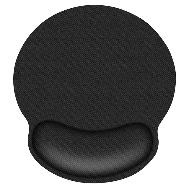 Ergonomic Mouse Pad with Gel Wrist Support Comfortable Mousepad with Smooth Wrist Rest Surface and Non-Slip PU Base