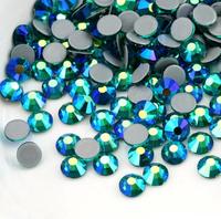 Vente directe d'usine de haute qualité SS6-SS20 dos plat cristal Hotfix strass 14400 pièces pour robe décoration verre matériel