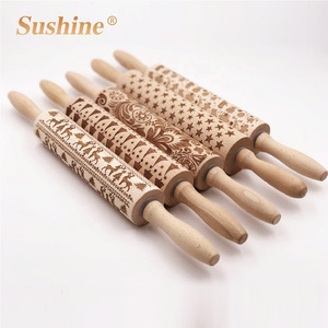 Rouleau à pâtisserie en bois rustique avec utilisation <span class=keywords><strong>pour</strong></span> cookie et Look Roller Cat Claw Design Piece et produit fait main avec usage domestique <span class=keywords><strong>pour</strong></span> la <span class=keywords><strong>cuisine</strong></span> - Product Image 6