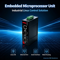 PC Industrial Integrado Sin Ventilador, X86, Montable en Pared o en Riel DIN, RS485 CAN Bus GPIO, Carcasa Metálica, 12-24V DC