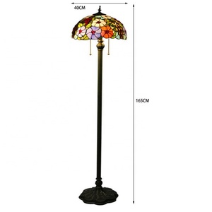 Lámpara de pie de vitral Tiffany LongHuiJing para restaurante - Product Image 4