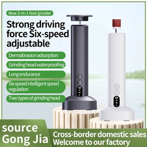 Cordless Portable USB Rechargeable <b>Foot</b> Scrubber <b>Hard</b> Dead <b>Skin</b> Callous <b>Remover</b> Electric <b>Foot</b> <b>File</b> Vacuum Callus <b>Remover</b> - Product Image 3