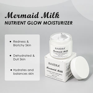 Marque privée Lait de sirène Hydratant Crème hydratante pour le visage Blanchissant Éclaircissant Nourrissant Soins de la peau Beauté Crème pour le visage - Product Image 2