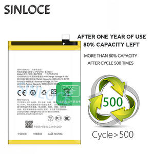 Batteria per Cellulare SINLOCE 5000mAh Disponibile per <span class=keywords><strong>Oppo</strong></span> A53 A32 A54 A74 A53S A16 A16S RMX2111 BLP805 - Product Image 2