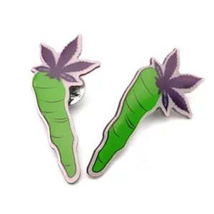 Fabrika ücretsiz örnek Logo Metal yaka iğnesi toplama pimleri emaye yeşil sebze pişirme Pin rozet yapımcısı çevrimiçi