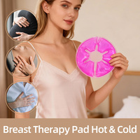 Compresse de gel réutilisable chaude et froide pour la thérapie mammaire, soulagement de la mastite, coussin chauffant, pochettes de glace profilées personnalisées pour apaiser la douleur et réchauffer