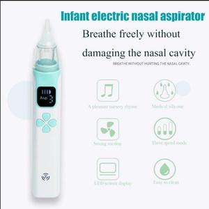 Aspirateur nasal électrique pour nourrissons et jeunes enfants, tête en silicone souple, nettoyeur de nez pour nouveau-nés - Product Image 5