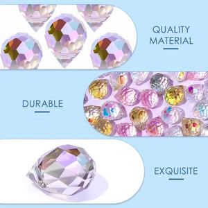 Оптовые стеклянные бусины-рondelle в рождественской тематике: белые, красные, зеленые, рассыпные бусины-разделители для ожерелий и браслетов оптом - Product Image 5