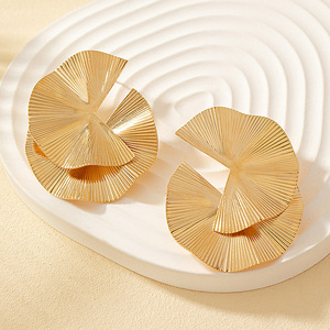 Accessoires d'Oreille Tendance Mode Or Soirée pour Boutique de Bijoux Africains Vente en Gros N97222 - Product Image 3