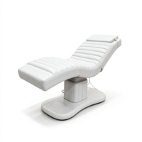 Nouveau Lit de Luxe Électrique pour Extensions de Cils, Lit Facial en Cuir Blanc, 3 Moteurs, Lits et Tables de Massage, Mobilier de Salon de Beauté