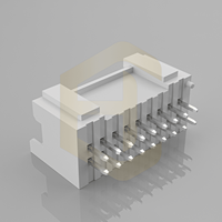 Connecteur JST double rangée HC-SPH-2X3A pas de 2,0 mm, connecteur fil-carte pour appareils électroménagers JST B10B-PADSS-1F