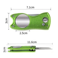 Outil de réparation de divots de golf pliable avec marqueur magnétique