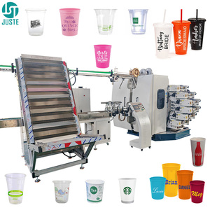 <span class=keywords><strong>Presse</strong></span> <span class=keywords><strong>offset</strong></span> <span class=keywords><strong>rotative</strong></span> automatique 4/6 couleurs pour l'impression numérique personnalisée de logos sur gobelets jetables en papier, PP, PET et plastique - Product Image 1