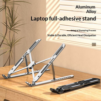 Support de bureau portable pliable en alliage d'aluminium WFYEAR OEM à 10 positions réglables, étanche, léger (0,2 kg), pour lit