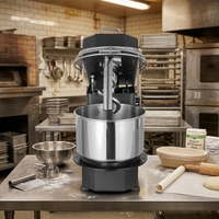 Meilleure Vente HM-5TD 5L Pétrin de Table en Acier Inoxydable 11 Vitesses 750W Capacité 2kg Machine à Mélanger la Farine pour Usage Domestique