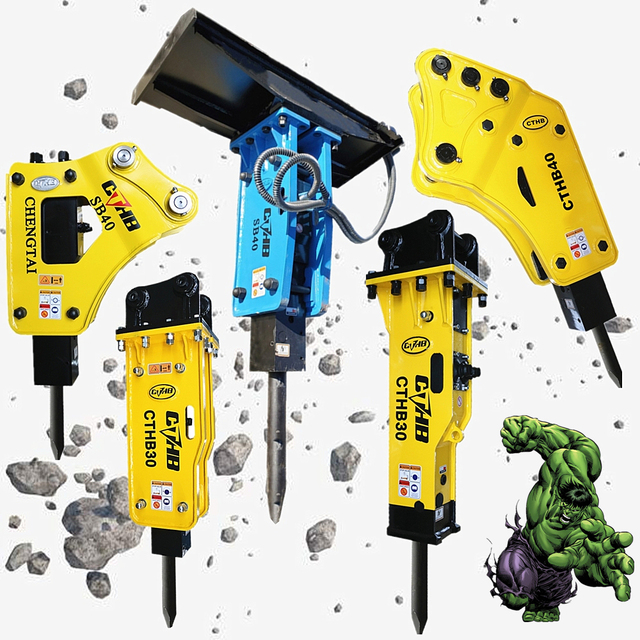Excavator Hydraulic Breaker Hammer Spare Parts Bush ,chisel,seal Kits ,chisel Pin