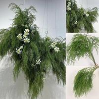 Longue guirlande de feuilles de lierre artificielles, plantes vertes, vigne, feuillage, fleurs suspendues pour mariage, fête, jardin, maison, mur, plafond, fête des mères