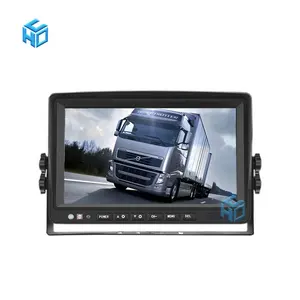 Camión coche Dividir pantalla lcd de 7 pulgadas AHD coche de visualización de 24 voltios de monitor de video vehículo sistema de vigilancia para camión trasero cámara de vista