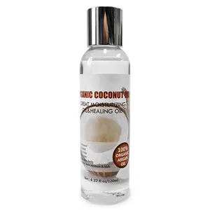 trockene haut körper ätherisches öl Suppliers-Organic Coconut Oil OEM Private Brand Skin Care Pure Natural Plant Extract Body Massage Essential Oil