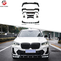 Accessoires de style automobile KT Design pour BMW X3 G01 LCI M-Tech 2022-2024 avec effet lumineux LED intégré