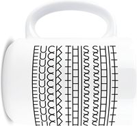 Mug à café en céramique de style américain « Fuc-k This Shit » : cadeau drôle et sarcastique pour collègues, message caché pour femmes