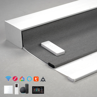 Stores occultants motorisés Ilvia Custom Smart avec cadre, stores double rouleau jour et nuit