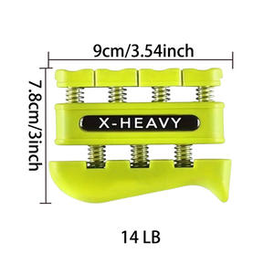 Silicona 3LB/7LB/11LB/14LB Entrenador de dedos bidireccional Fortalecedor para ejercicio de rehabilitación y práctica de sección de agarre - Product Image 5