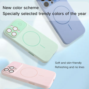 Nouveau design de mode 360 ° garde surélevé conception antichoc objectif de caméra véritable étui de téléphone en Silicone souple liquide pour <span class=keywords><strong>iPhone</strong></span> 16 Pro Max - Product Image 3