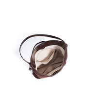 Sac à bandoulière Hobo en cuir suédé véritable de qualité supérieure pour femme, sac seau rétro de luxe en velours, sac à main bandoulière avec sangle réglable