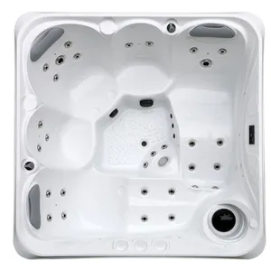 Imported US Acrylic massage 5 people freestanding outdoor bathtub jakuzzi whirlpool spa