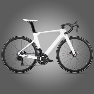 Vélo de Ville et de Route en Fibre de Carbone 700C R10pro Sport avec Frein à Disque Sans Fil WheelTop EDS TX 24 Vitesses et Pédales Ordinaires – Offre Spéciale - Product Image 2