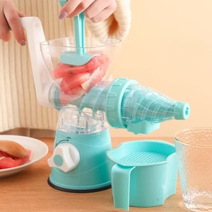 Yeni manuel mutfak çok fonksiyonlu sıkacağı küçük taşınabilir mutfak robotu ev el krank meyve sıkacağı - Product Image 5