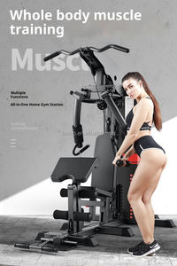 ZOSHINE Multi Station Heim-Fitness geräte Power Cage Smith Machine Combo Trainer mit verstellbarer Bank und Riemens ch eiben system - Product Image 4