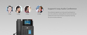 Téléphone IP haut de gamme FANVIL <span class=keywords><strong>X5U</strong></span> avec protocole SIP 2.0, double port réseau 100M, fabriqué en Chine - Product Image 4