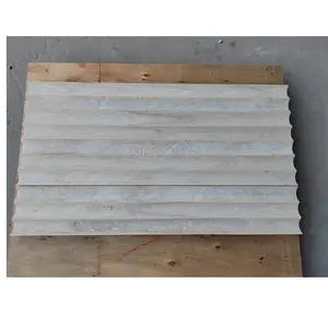 MID Century Popular Indoor Decoration Natural Marble Wall Tiles Travertine Marble Tiles Marble Decor Pencil Border