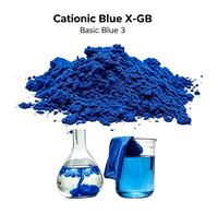 Bleu Cationique X-GB Basic Blue 3, Colorant Bleu Turquoise à 250 % de Concentration pour Tissu Acrylique