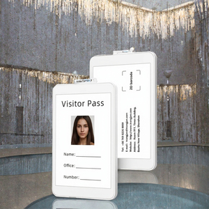 Badge de Travail Numérique ZYO OEM pour Employés, Affichage <span class=keywords><strong>E</strong></span>-Ink Sans Batterie, NFC, Plaque Nominative pour Magasin de Détail - Product Image 3