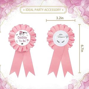 Pin <span class=keywords><strong>de</strong></span> hojalata <span class=keywords><strong>de</strong></span> Halloween con diseño <span class=keywords><strong>de</strong></span> Futura Mamá Fantasma (azul) y Futuro Papá (rosa), Botón para Revelación <span class=keywords><strong>de</strong></span> <span class=keywords><strong>Género</strong></span>, Recuerdos para Fiesta <span class=keywords><strong>de</strong></span> Baby Shower - Product Image 4