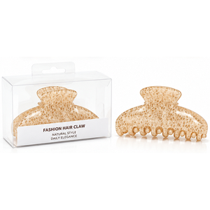 Pince à Cheveux Tendance en Acétate Imitation, Motif Moucheté, Fixation Sûre, Outil de Coiffure Quotidienne - Product Image 1