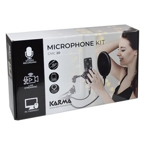Micrófono de condensador de estudio negro CMC 20 de 2,5m - Product Image 2