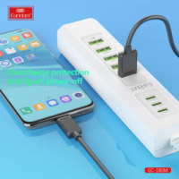 EARLDOM Chargeur de données USB Android avec câble de charge rapide de type C de 2,4 A pour téléphones portables et ordinateurs compatibles avec écouteurs